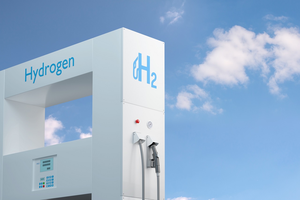 fuel station for hydrogen fuel cell cars